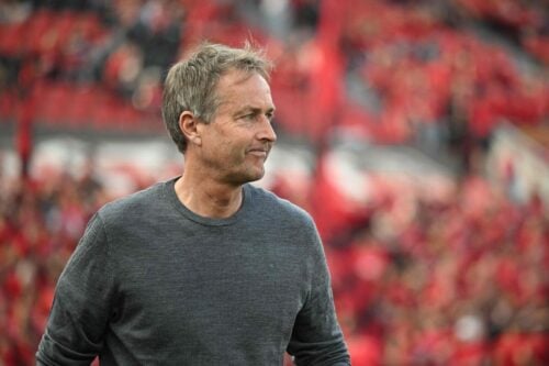 Kasper Hjulmand er snart fortid i Leverkusen.