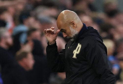 Pep Guardiola og Manchester City må undvære Rodri.