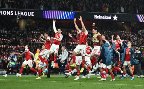 Med en samlet 2-1-sejr over Atlético Madrid har Arsenal sikret sig en historisk finaleplads - den første i 20 år og kun den anden nogensinde.