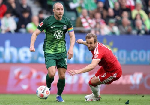Christian Eriksen og Wolfsburg har fået et nyt logo, mens de på banen kæmper for at undgå en barsk nedrykning til 2 Bundesligaen.