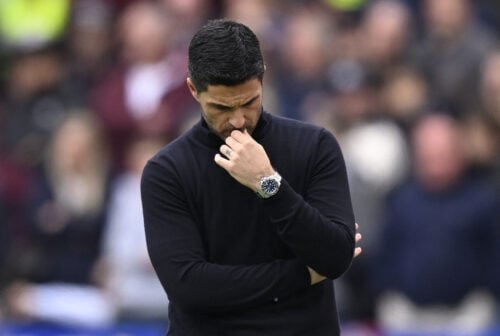 Mikel Arteta risikerer en fyring.