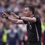 Chris Kavanagh passede fløjten i Arsenal-opgøret.