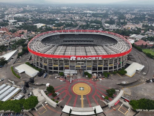 Der er frygt angående Azteca Stadium.