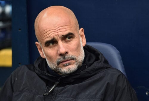 Pep Guardiola meldes færdig.