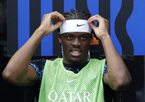 Yann Bisseck er til salg for 300 millioner kroner.