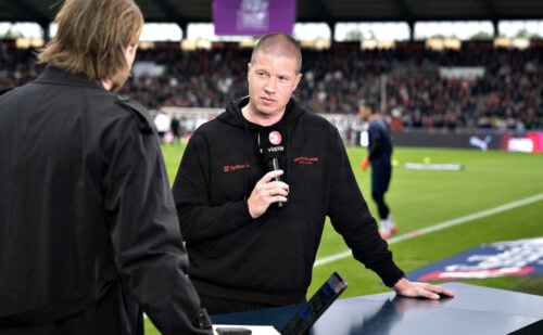 FC Midtjyllands cheftræner Mike Tullberg kan stå foran et sensationelt trænerskifte tilbage tysk fodbold. Nu forholder han sig til rygterne.