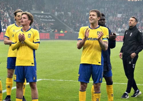 Nicolai Vallys ses her efter sejren.