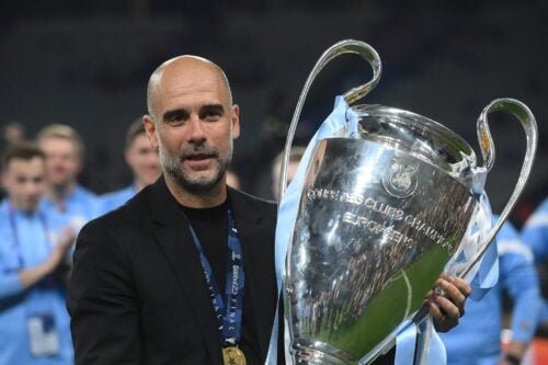 Pep Guardiola rygtes allerede til et nyt job.