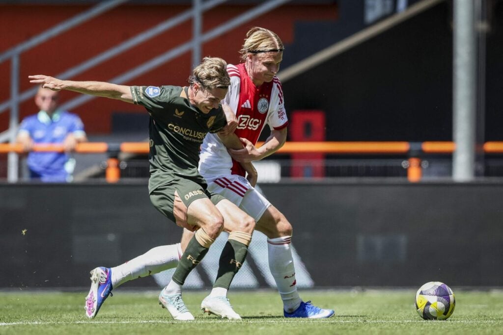 Kasper Dolberg kan være på vej til Superligaen.