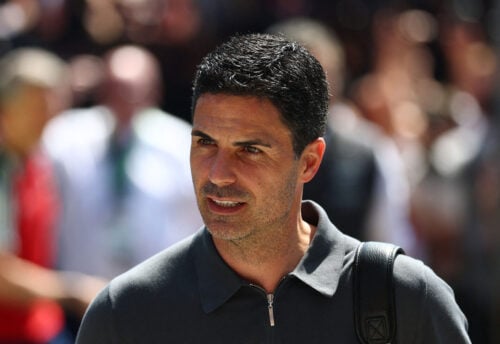 Mikel Arteta og Arsenal forhandler om sommerens tredje transfer.