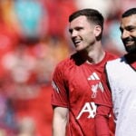 Andy Robertson er på plads i Tottenham.