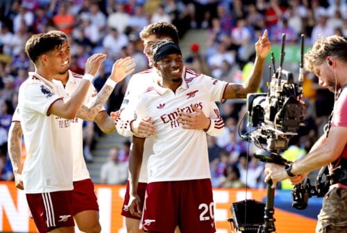 Arsenal skulle en tur til Selhurst Park for at krydse klinger med Crystal Palace søndag, hvor mesterskabet allerede var i hus inden kick-off.