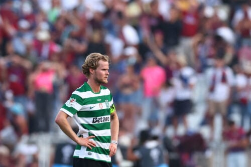 Morten Hjulmand og Sporting CP storskuffede søndag aften i den portugisiske pokalfinale, hvor de tabte til et miniput-hold.