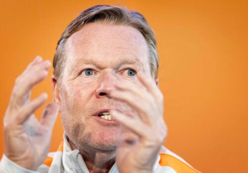Hollands landstræner Ronald Koeman har valgt at sortere Jeremie Frimpong fra.