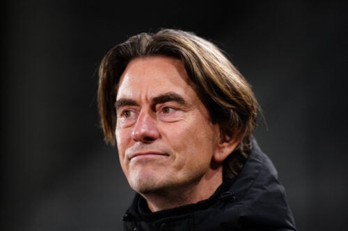 Det blev aldrig nogen stor succes for Thomas Frank i Tottenham.