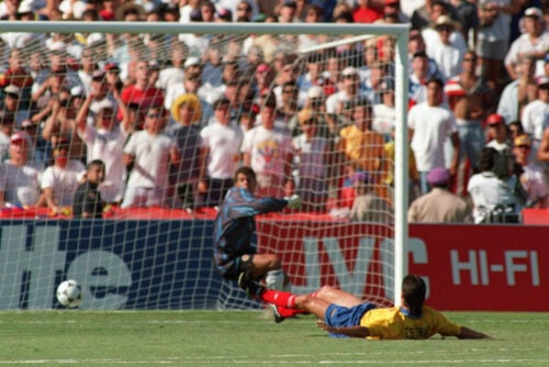 Fodboldhistoriker Michael Kjærbøl har begået en artikelserie om de største VM-skandaler gennem tiden. Vi er nået til VM i USA i 1994.