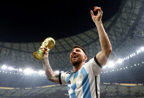Argentina og Messi er ramt.