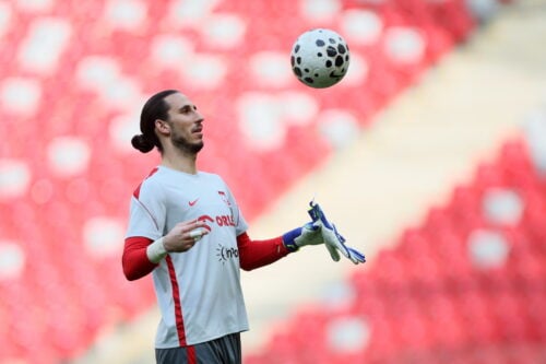 Kamil Grabara kan forlade Wolfsburg.