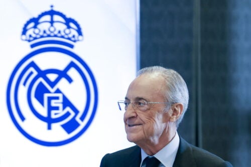 Florentino Perez og Real Madrid kommer med et rekordbud på Michael Olise.
