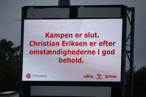 Bendtner har reageret på Eriksens kollaps.