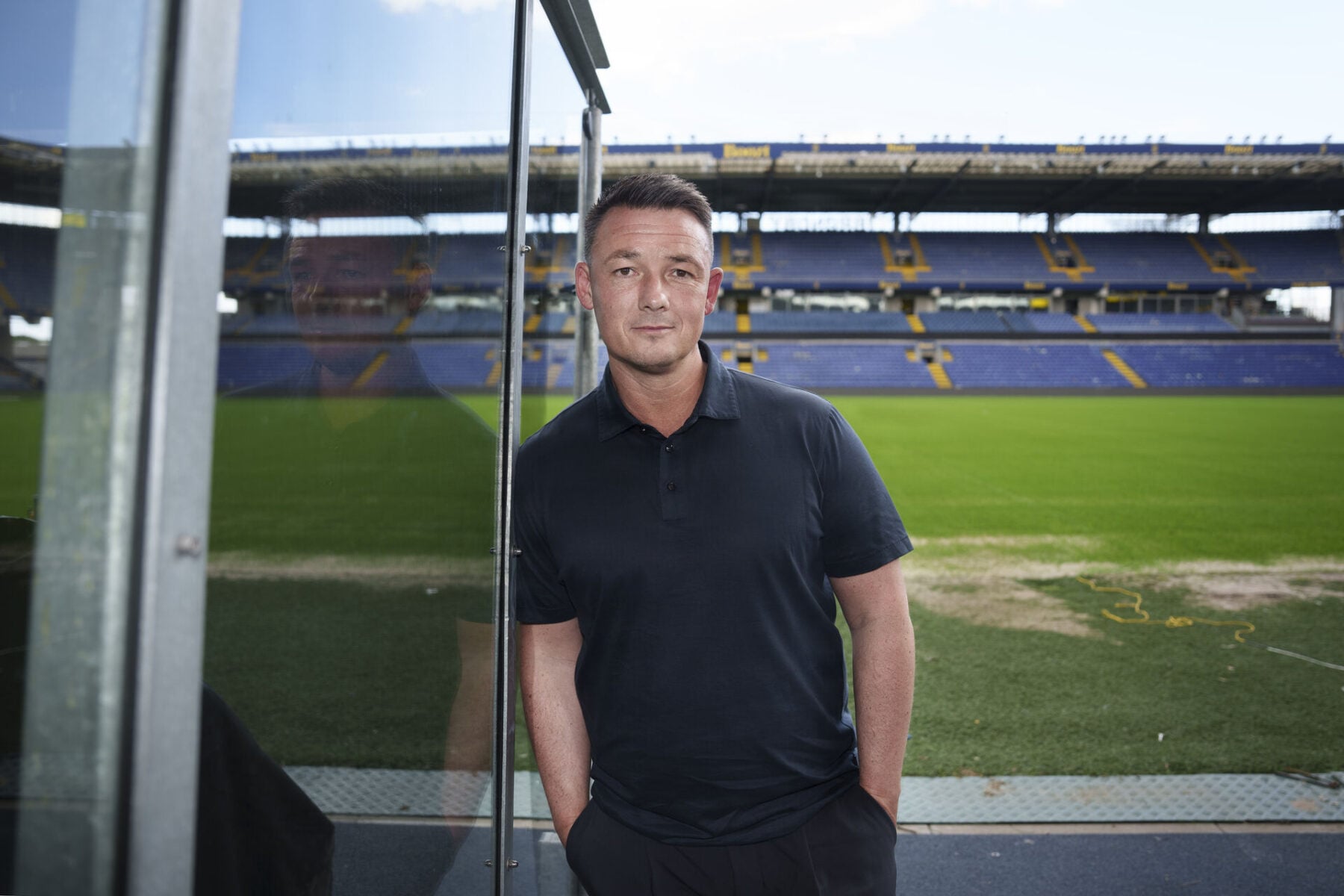 Pressekonference med den nye Brøndby-træner Thomas Nørgaard på Brøndby Stadion, onsdag den 10. juni 2026. Nørgaard kommer til Brøndby fra Sønderjyske.
