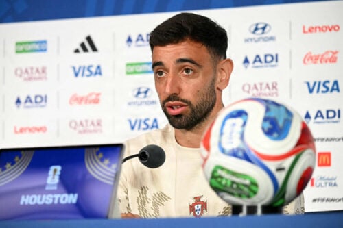 VM-aktuelle Bruno Fernandes er igen subjekt i en af sommerens mest intense transfersagaer. En ny klub har meldt sig på banen.