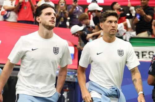 Declan Rice udgik.