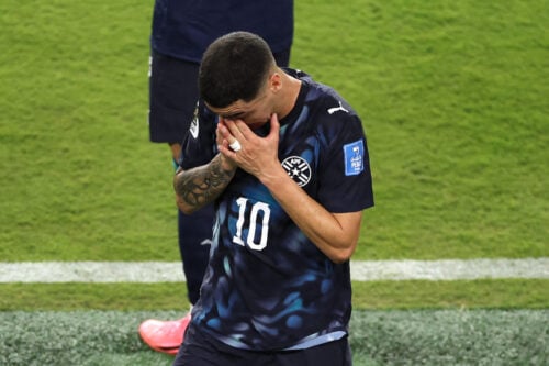 Miguel Almirón blev udvist natten til lørdag.