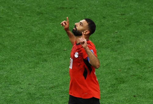 Mohamed Salah skrev historie tirsdag, da han var afgørende i Egyptens imponerende 3-1-sejr over New Zealand ved VM.