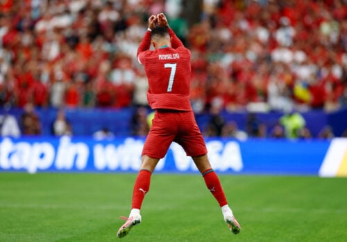 Cristiano Ronaldo skriver VM-historie.