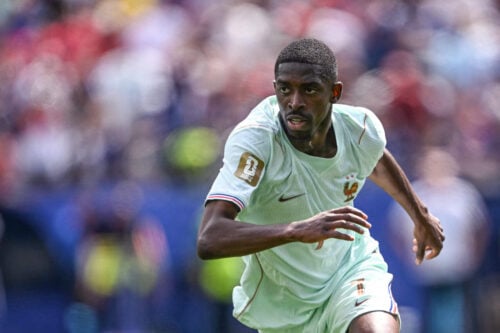 Ousmane Dembélé skriver VM-historie.