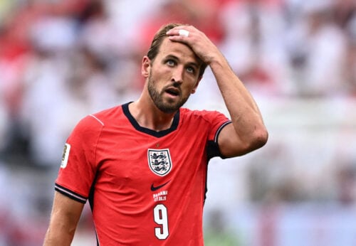 Harry Kane på blokken i storklub.
