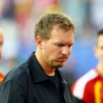 Julian Nagelsmann og det tyske landshold er på færdige ved VM efter et dramatisk 1/16-delsfinalenederlag til Paraguay i Boston.
