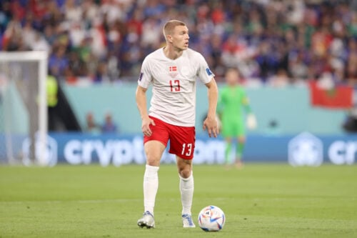 Rasmus Nissen Kristensen er netop nu til lægetjek hos FC Midtjylland.