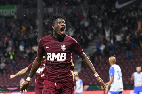 Emmanuel Yeboah bliver nok aldrig nogen stor succes i Brøndby IF.