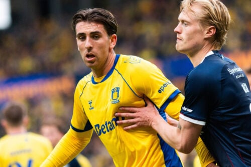Luis Binks sendte en klar besked til Patrick Mortensen.