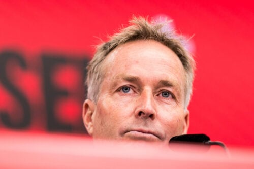 Kasper Hjulmand har fået en fyreseddel af Bayer Leverkusen.