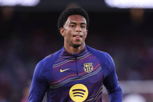 Alejandro Balde kan skifte til Manchester United.