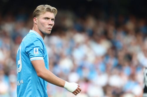 Rasmus Højlund kan få en ny konkurrent i Napoli.