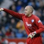 Peter Skov-Jensen blev i 1999 FC Midtjyllands første målmand, efter fusionen mellem Herning Fremad og Ikast fS
