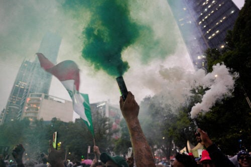 Fejringen af Mexicos avancement til kvartfinalerne ved VM 2026 udviklede sig natten til onsdag til en forfærdelig tragedie.