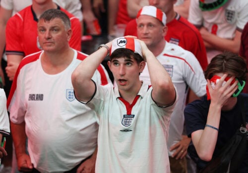 England-fans var rasende.