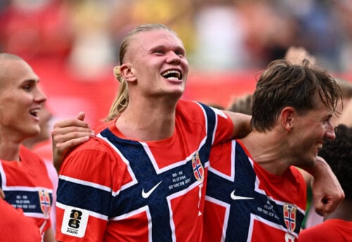 Erling Haaland håner Wayne Rooney.