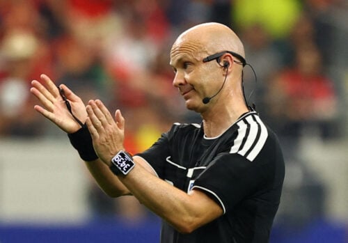Anthony Taylor er en af de dommere, der ikke må dømme ved VM.