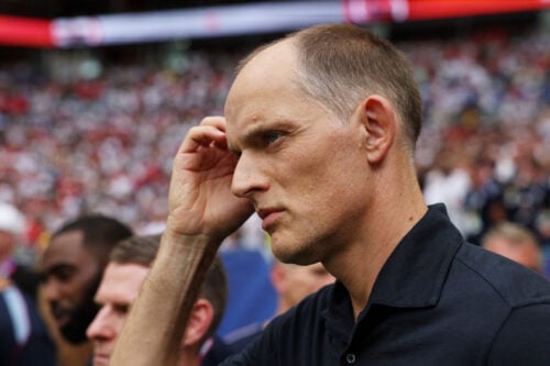 Thomas Tuchel og England skal møde Argentina i semifinalen.