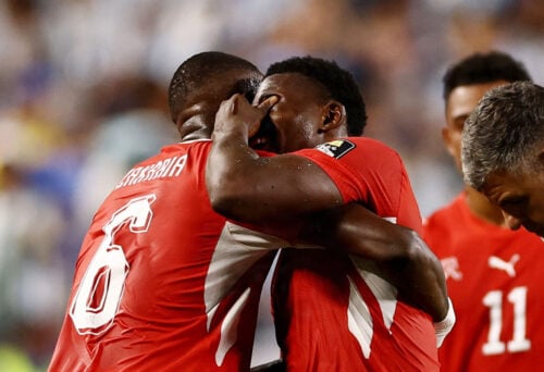Ny VM-regel sendte Breel Embolo tidligt i bad.