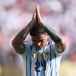 Enzo Fernandez blev vist ud for Argentina.