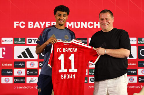 Bayern München melder ud.