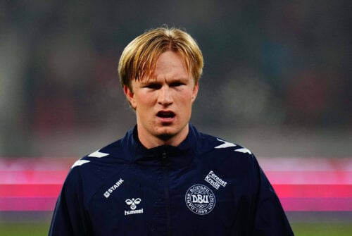 Victor Kristiansen var lørdag til lægetjek.