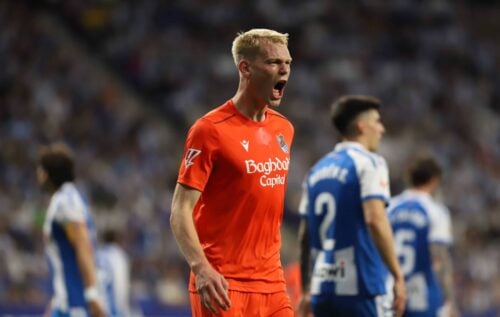 Orri Oskarsson kan være på vej videre fra Real Sociedad efter en svær periode i spansk fodbold. Nu vil en oprykkerklub hente ham.
